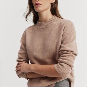 Country Road Women's Wool Longline Sweater in Tan